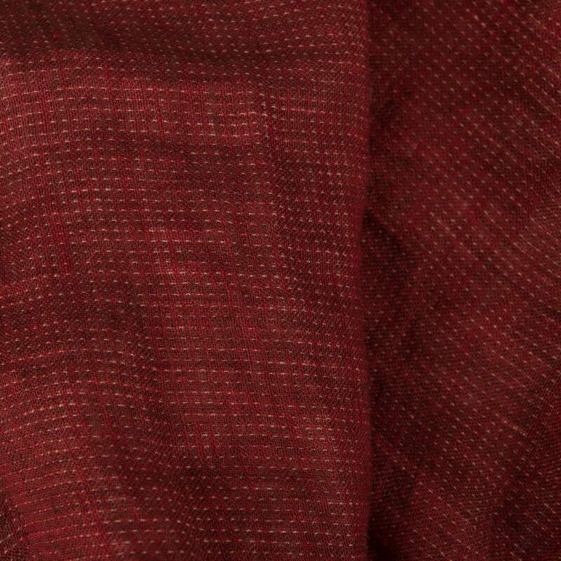 Leinenstoff, rot-nude, beidseitig, vorgewaschen – Bild 3