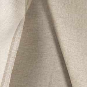 Linen fabric natural and white double-sided, double-layer