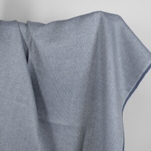 Linen fabric blue-grey small pattern