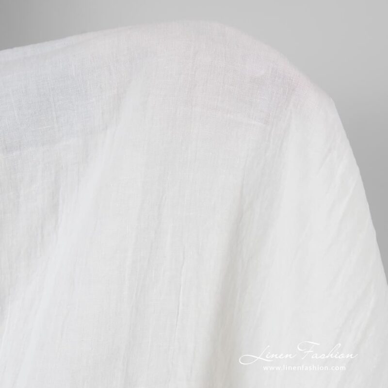 White linen fabric