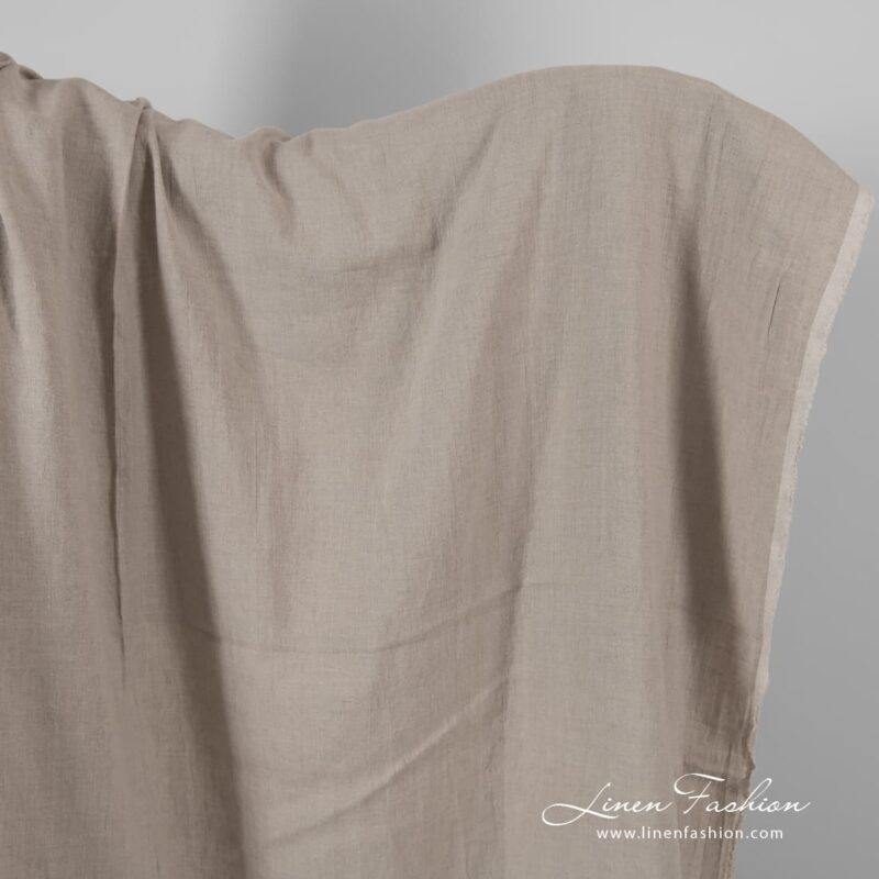 Natural linen color fabric