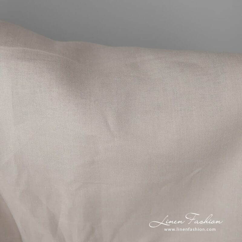 Wide linen fabric yellowish brown colour 280cm