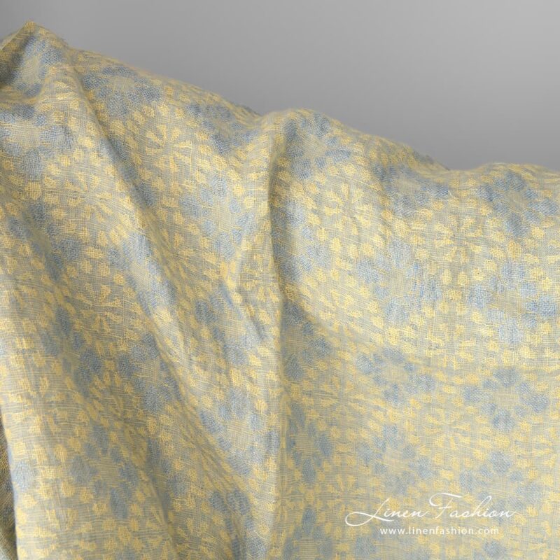 Linen fabric can be used for sewing stylish home textile items, clothing, bags and other accessories.