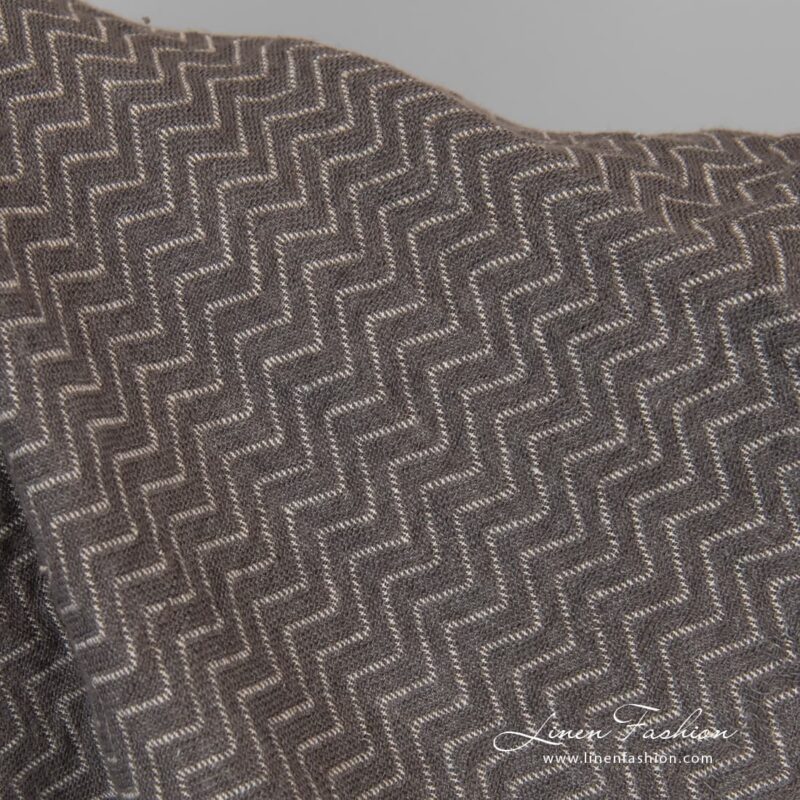 100% linen fabric in grey, washed.