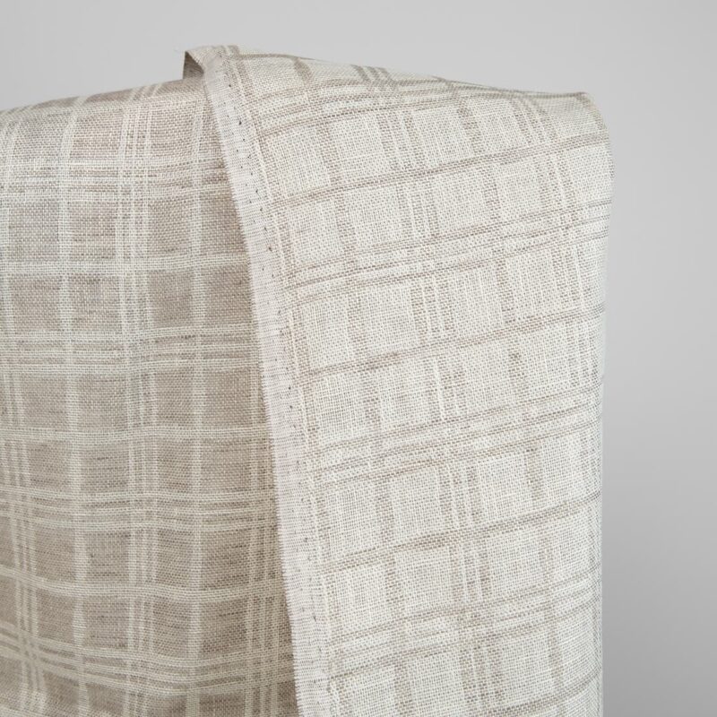 linen jacquard fabric squares double sided