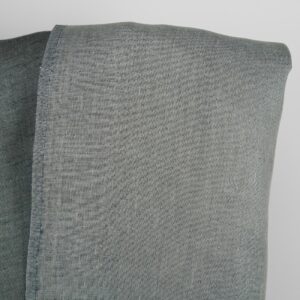 Linen fabric double-sided blueish grey colour lighter side