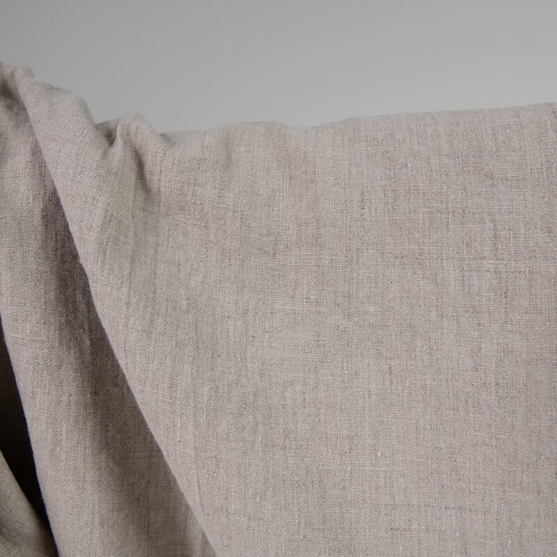 Washed heavy linen fabric natural colour 140cm