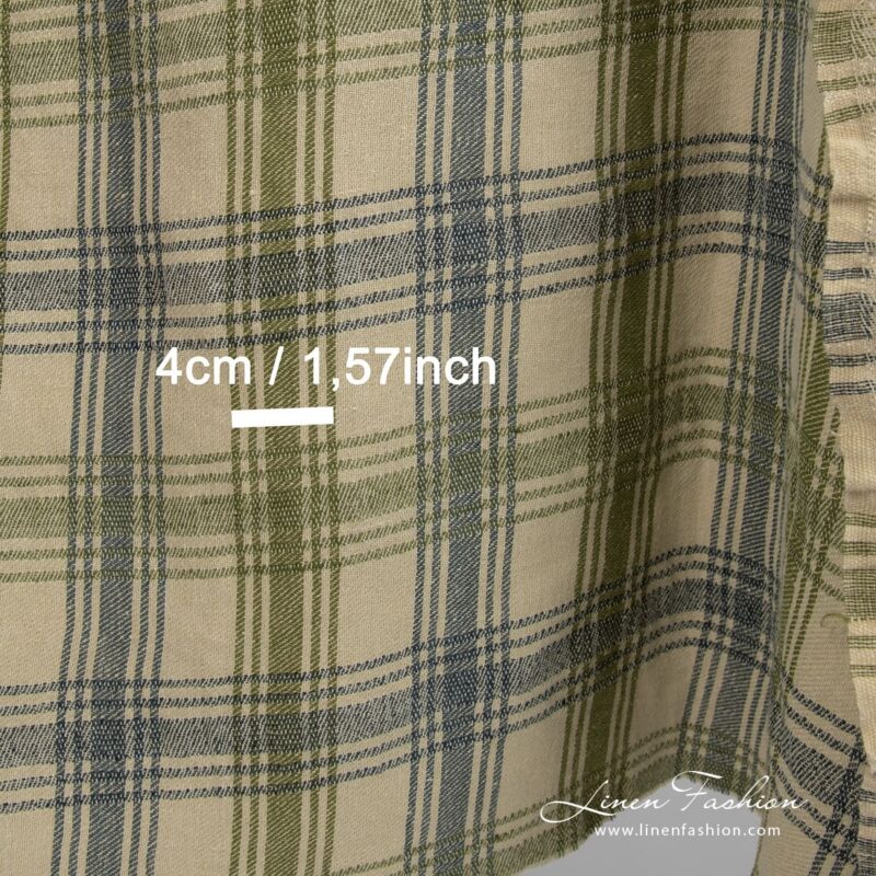 Linen cotton fabric, perfect for clothes and home textile