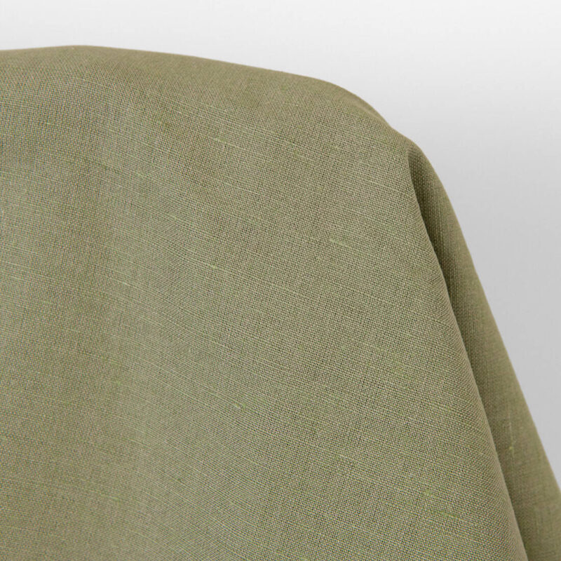 Beige-grün meliertes Halbleinen – Bild 2