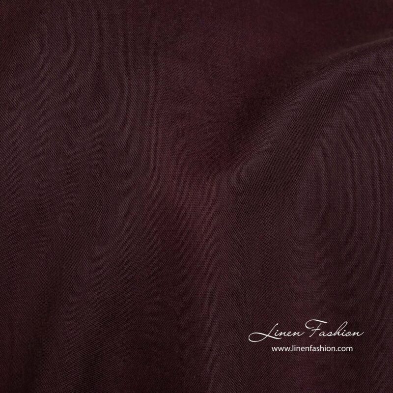 Halbleinen weinrot – Bild 3
