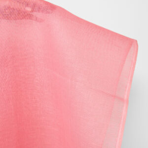Leinenstoff transparent leuchtend pink