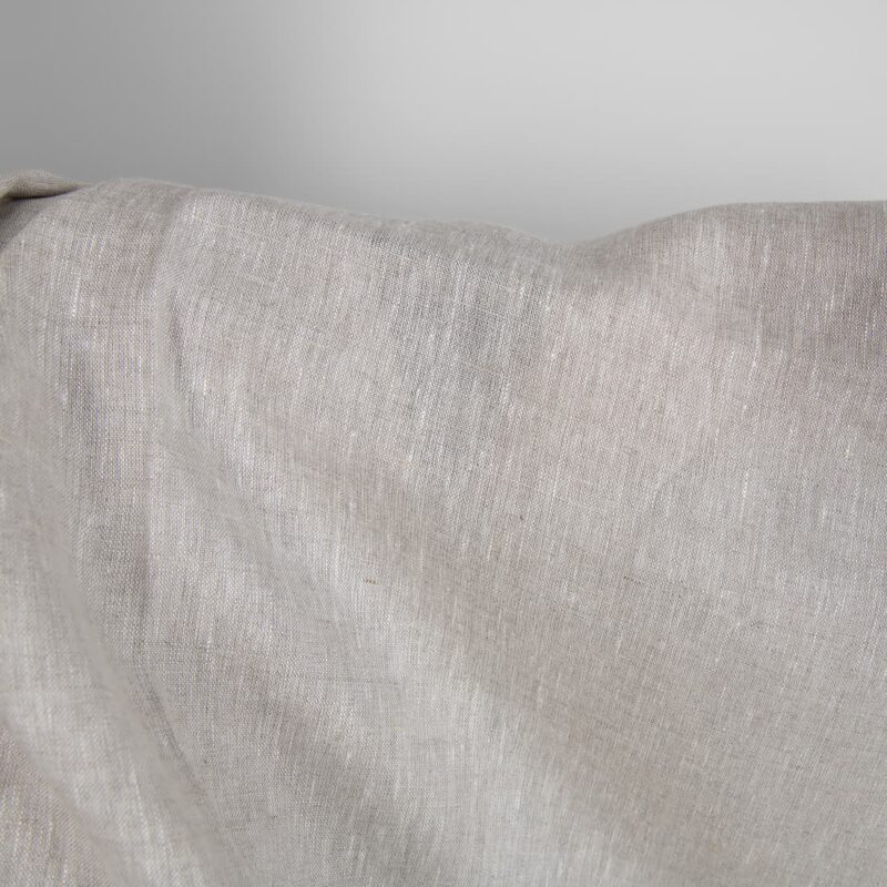 Linen fabric natural undyed and white mix product photo