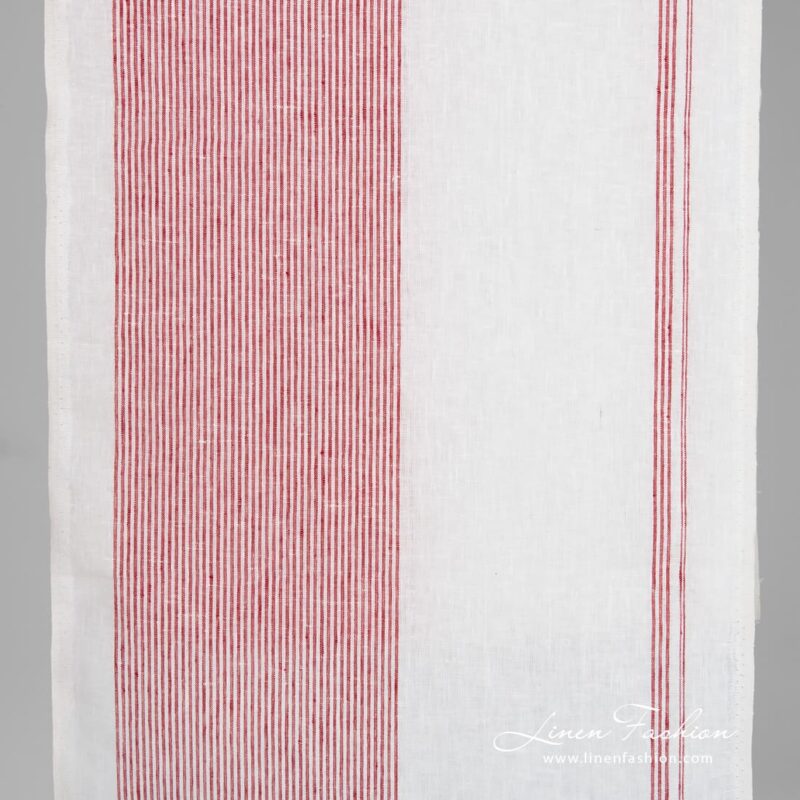 White linen fabric