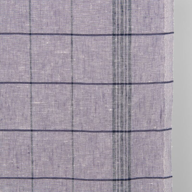 linen towel fabric violet checks for towels