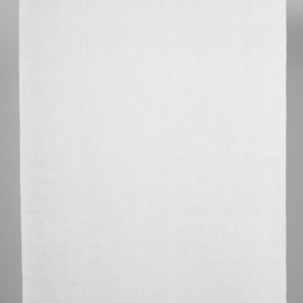 Narrow linen fabric off-white colour