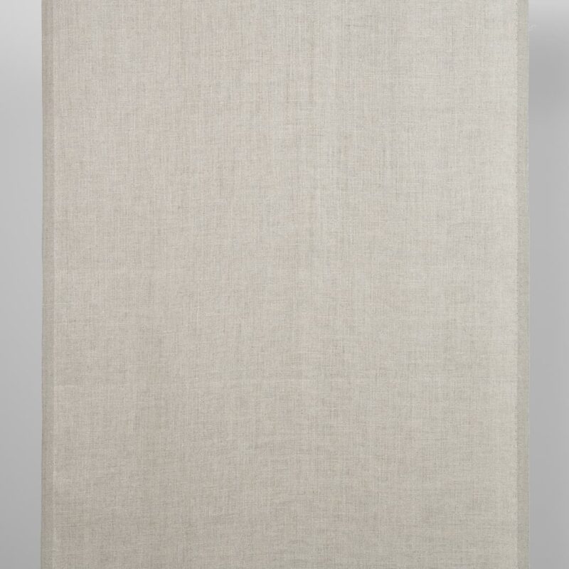 Narrow linen fabric natural beige colour