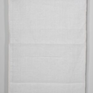Narrow linen fabric off-white waffle