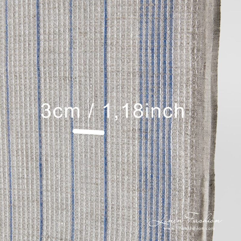 Light grey linen fabric.