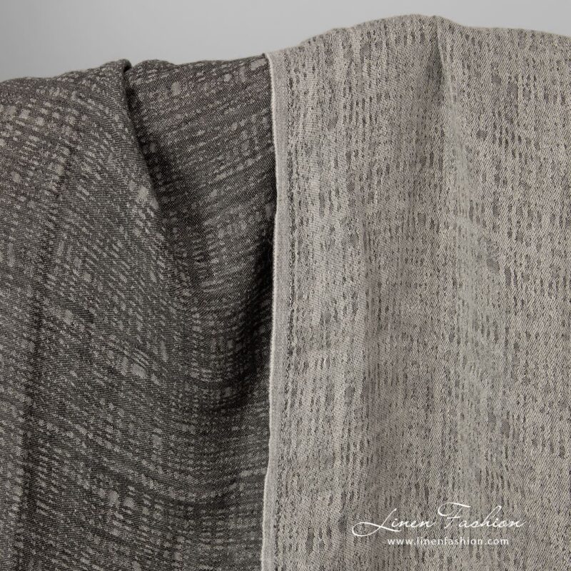 linen grey jacquard.