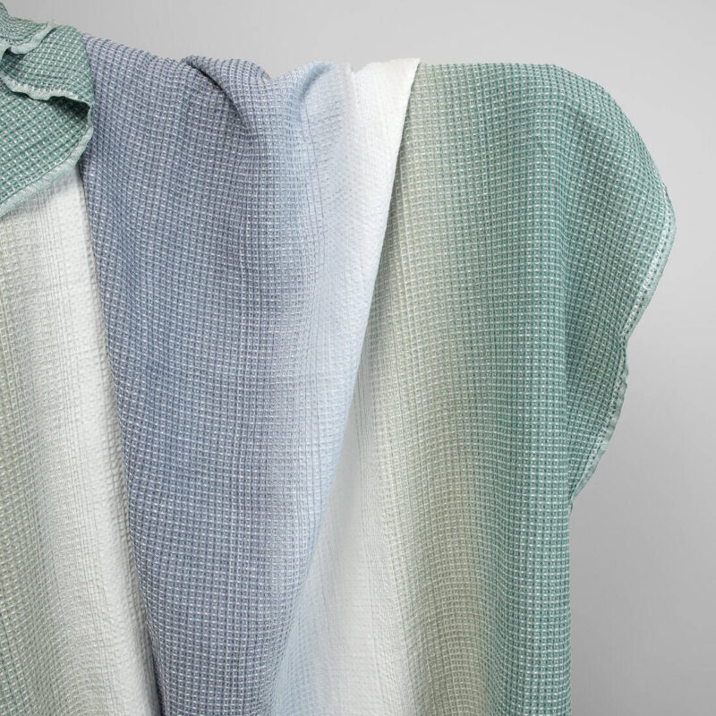 cotton hemp waffle fabric