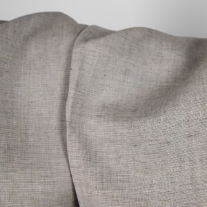 Linen fabric grey-brown and anthracite, 100% linen