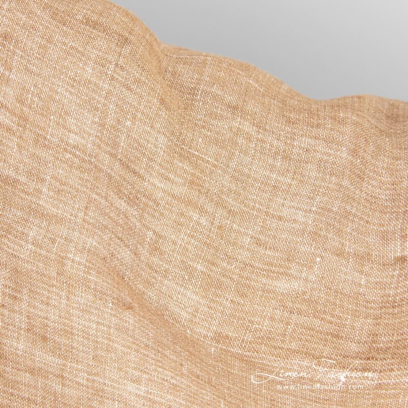 Double-sided linen fabric, double-layered