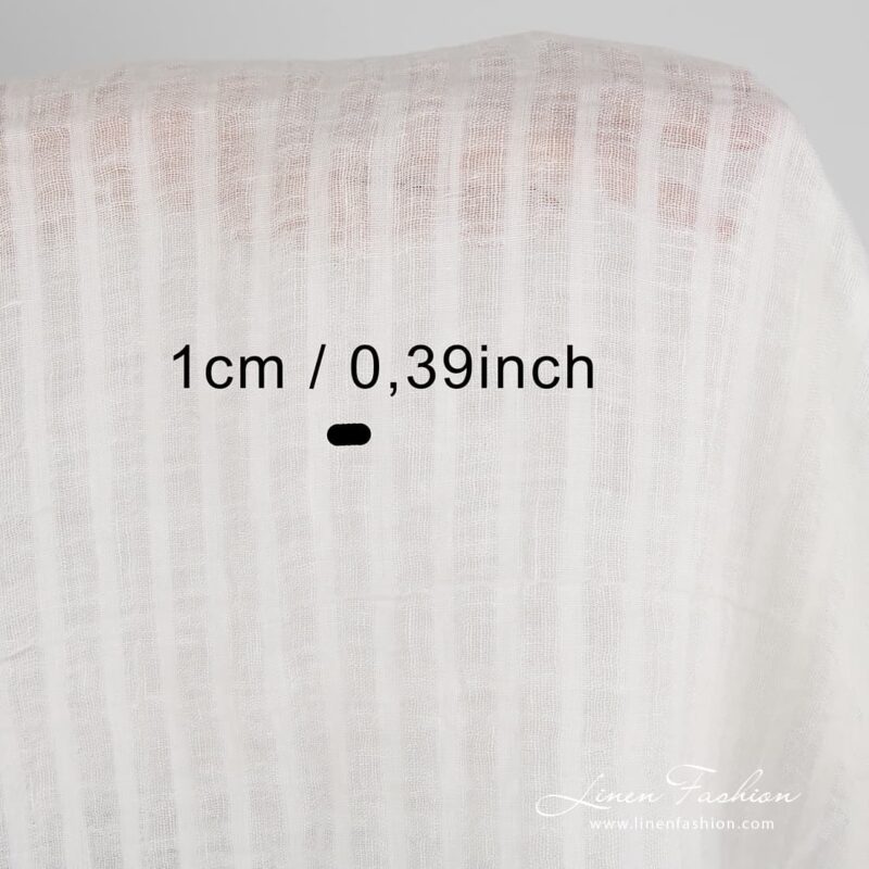 Off white linen fabric.