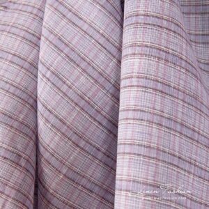 100% linen fabric in lavender colour.
