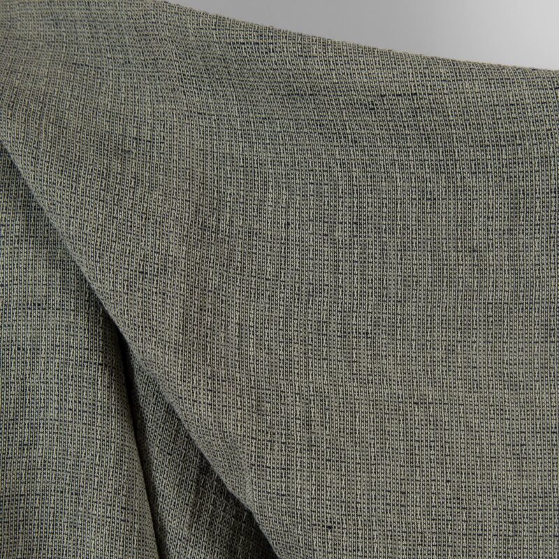 Grey linen cotton fabric