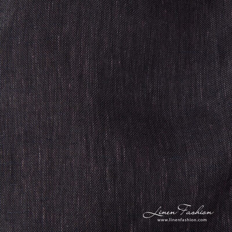 100% linen fabric in dark grape.