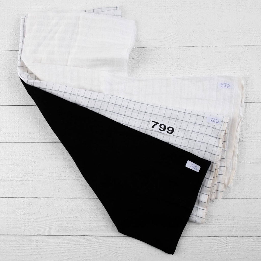 Linen Fabric Cuts, Set No. 799