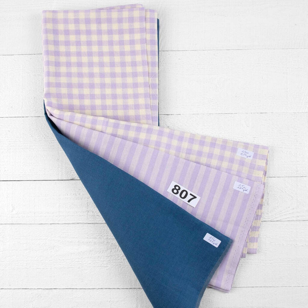 Linen Fabric Cuts, Set No. 807