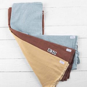 Stoffset Nr. 830 6 Linen-Cotton Fabric Cuts, Set No. 830