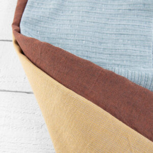 Stoffset Nr. 830 7 Linen-Cotton Fabric Cuts, Set No. 830