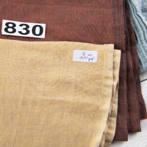 Stoffset Nr. 830 8 Linen-Cotton Fabric Cuts, Set No. 830