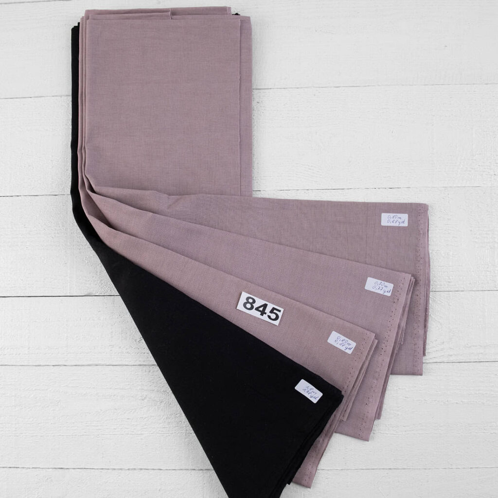 Linen-Cotton Fabric Cuts, Set No. 845