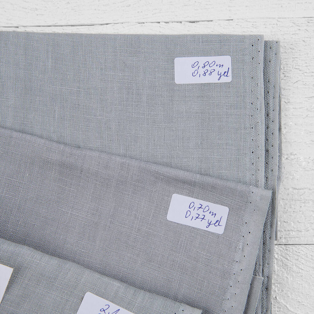 Stoffset Nr. 846 4 Linen Fabric Cuts, Set No. 846