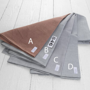 Stoffset Nr. 846 10 Linen Fabric Cuts, Set No. 846