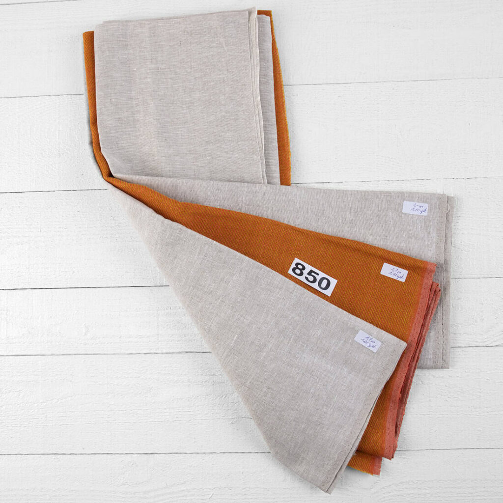 Linen Fabric Cuts, Set No. 850