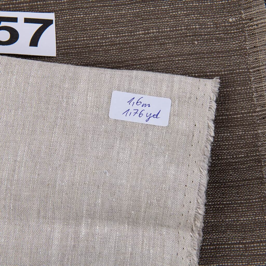 Stoffset Nr. 857 3 Linen Fabric Cuts, Set No. 857