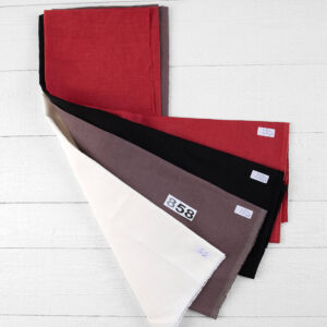 Stoffset Nr. 858 6 Linen Fabric Cuts, Set No. 858