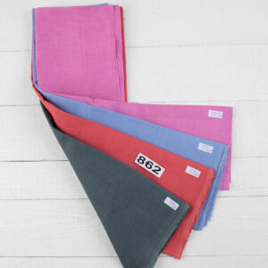 Stoffset Nr. 862 6 Linen Fabric Cuts, Set No. 862
