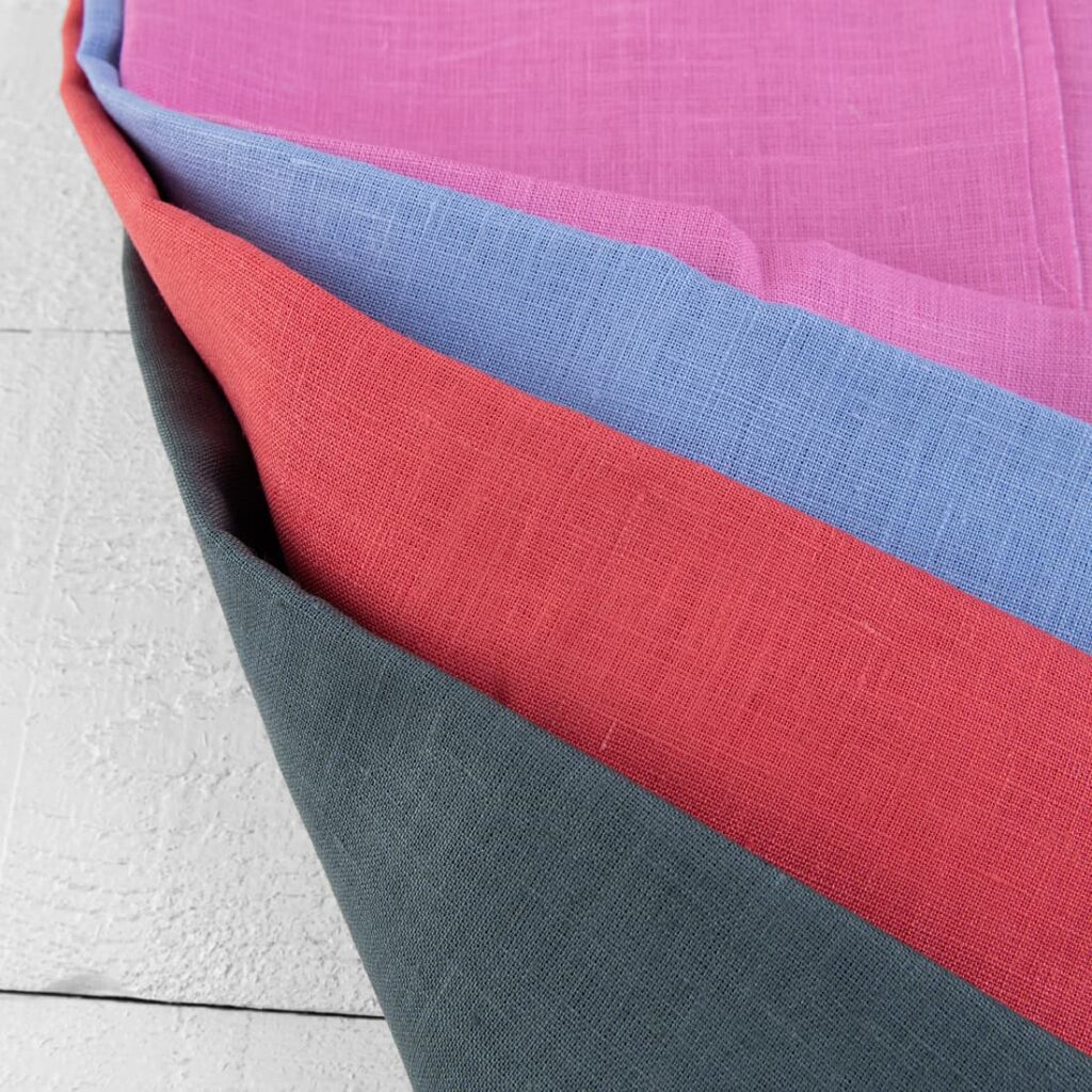 Stoffset Nr. 862 2 Linen Fabric Cuts, Set No. 862