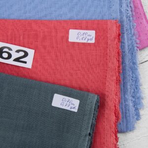 Stoffset Nr. 862 8 Linen Fabric Cuts, Set No. 862