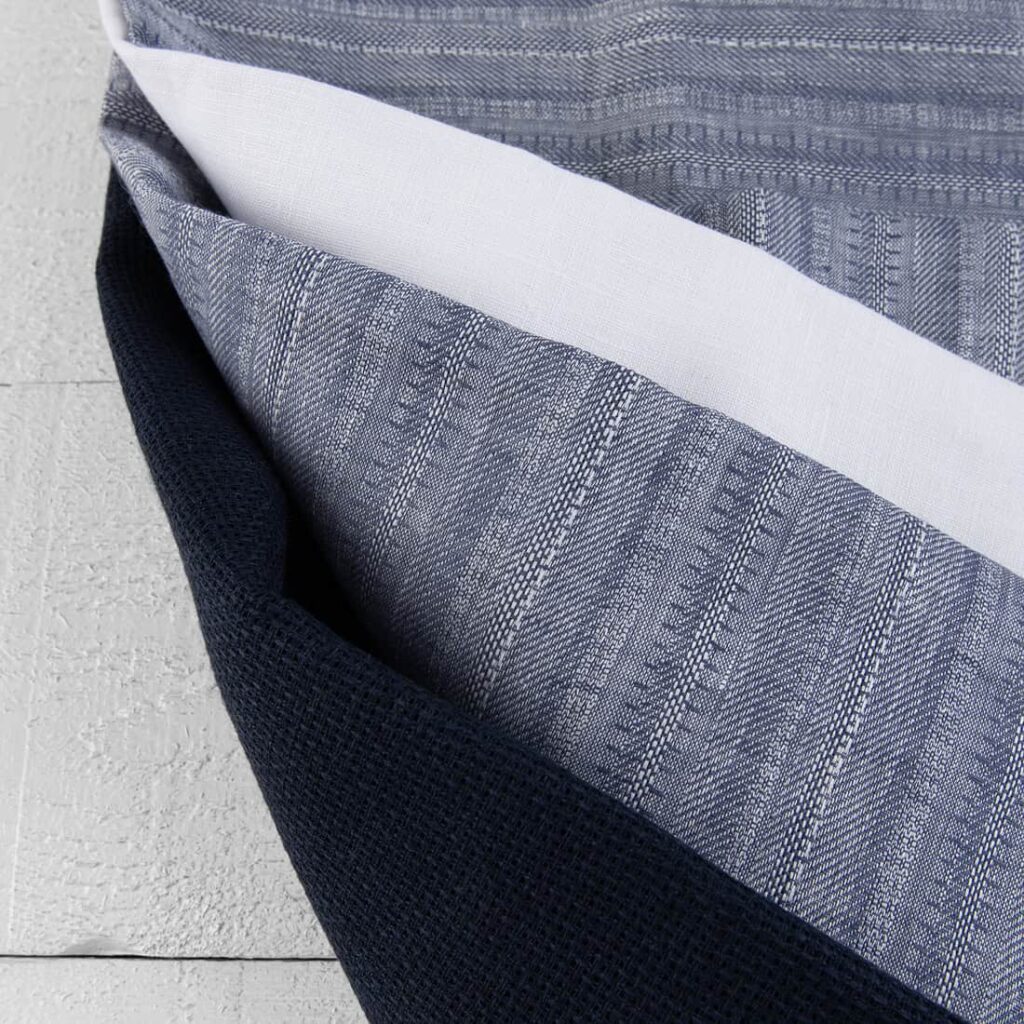Stoffset Nr. 864 2 Linen Fabric Cuts, Set No. 864
