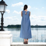 MAREN Kleid blau