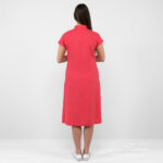 NICOLE Kleid himbeerrot