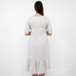 LEONA Kleid naturgrau