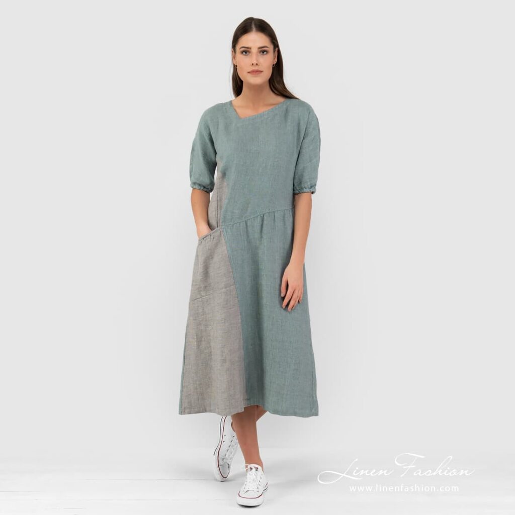 INDI green dress.