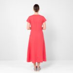 LAUREN Kleid rot